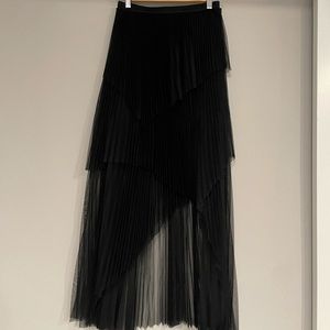 BCBG black tulle skirt